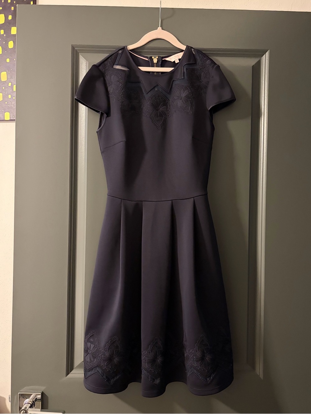 Ted Baker Lace Navy Dress
